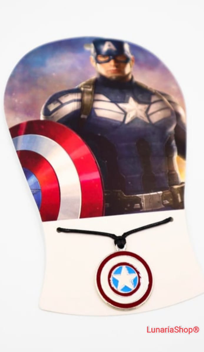 Siyah İpli Demir Adam Kolye